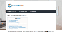 Desktop Screenshot of led-lampen-test.net