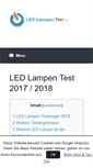 Mobile Screenshot of led-lampen-test.net