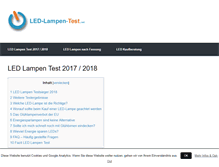 Tablet Screenshot of led-lampen-test.net